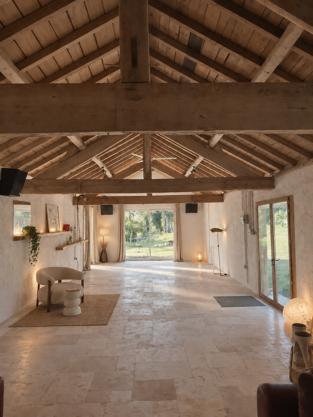 Intérieur du lodge