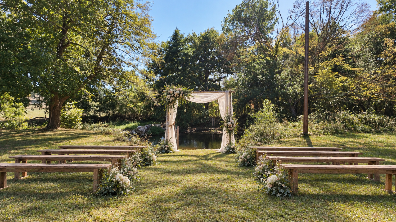 Rivière canopy mariage